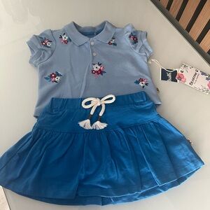BearPaw Blue Floral Kids Dress Set
#76